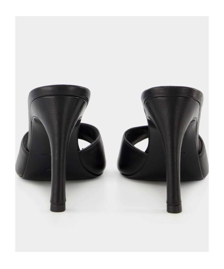 Shop Coperni Open-toed High-heeled Sandals In Black