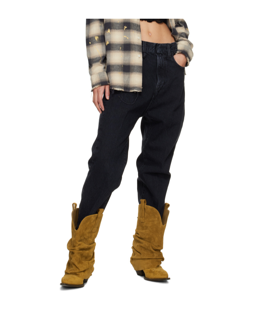 R13 Brown Low Rider Cowboy Boots