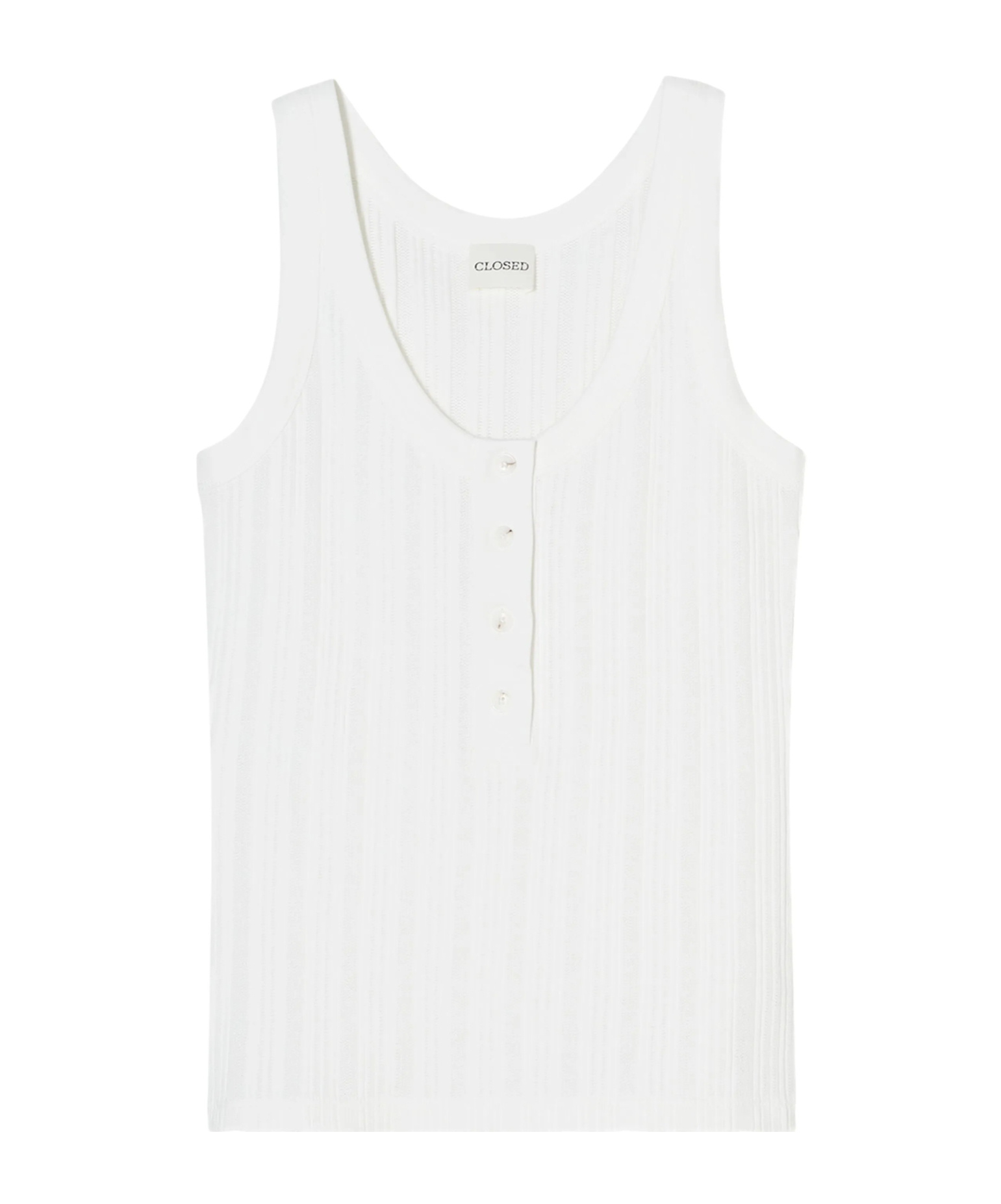 Shop Closed Ribbed Tank Top