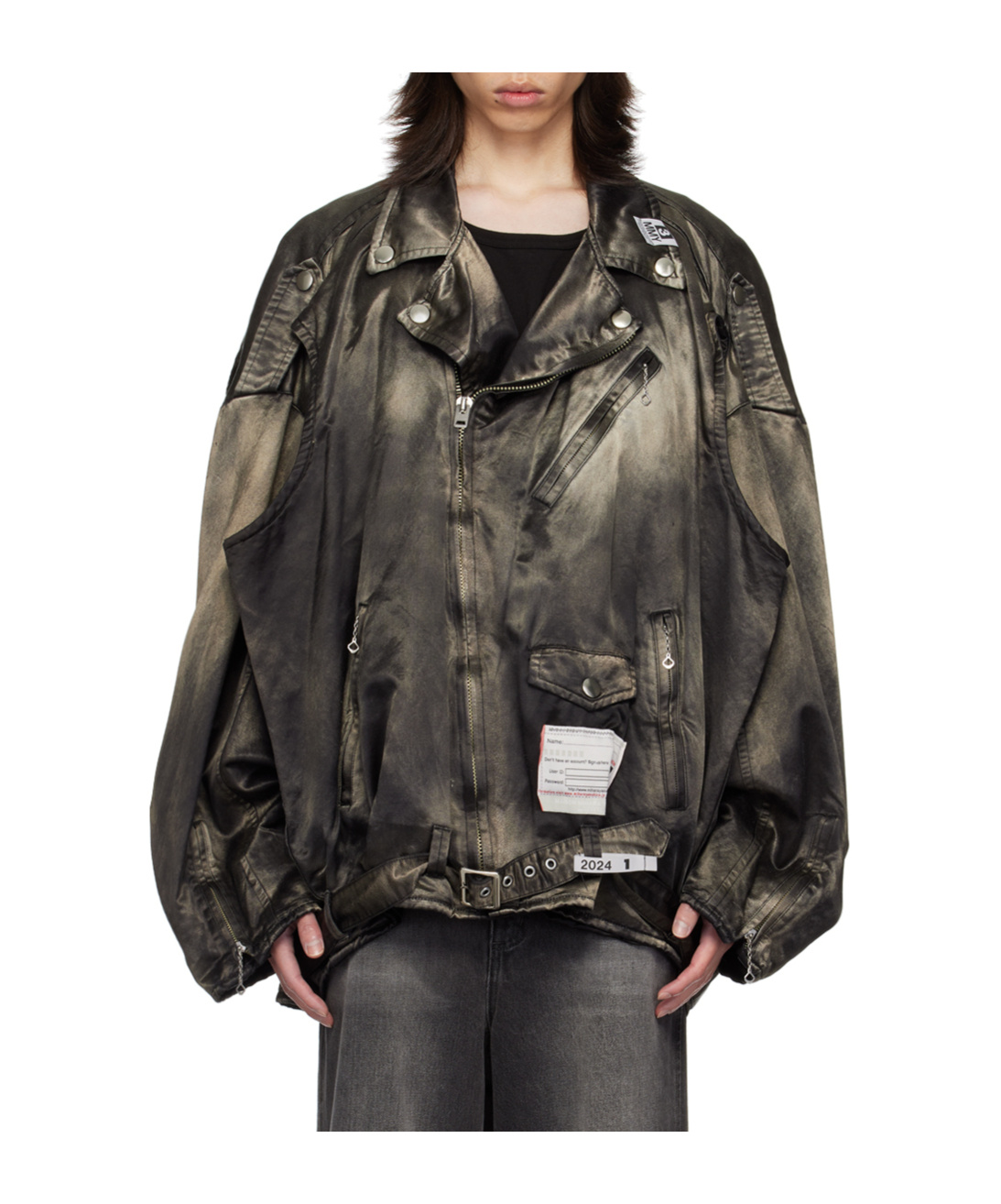 Miharayasuhiro Black Riders Jacket In Black