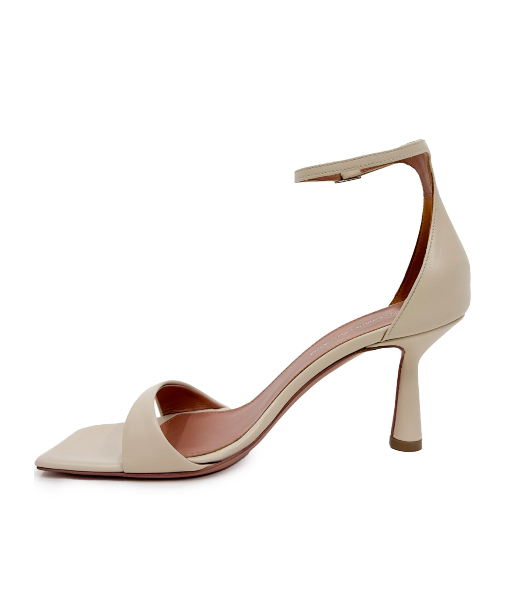 Giuliano Galiano Open-toed High-heeled Sandals In Nude
