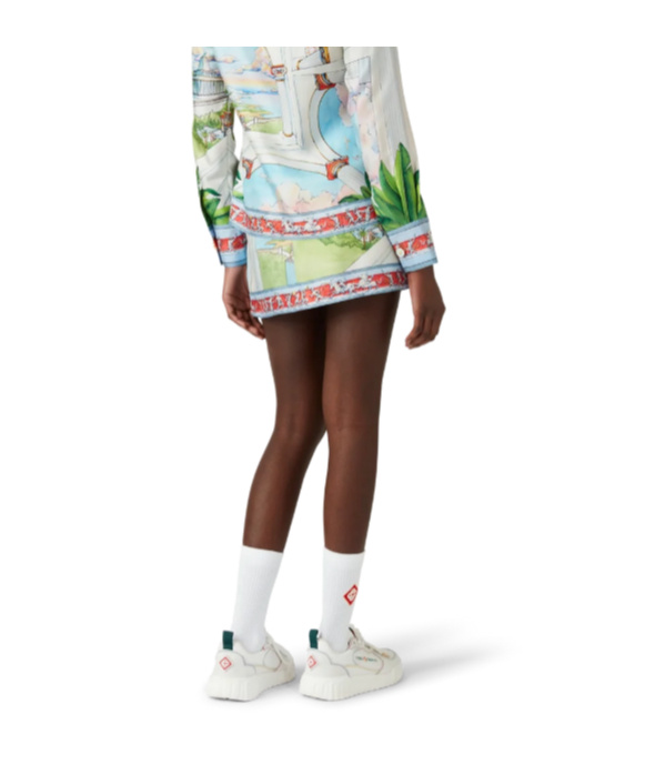 Casablanca Women Le Passage Miniskirt In Multicolor