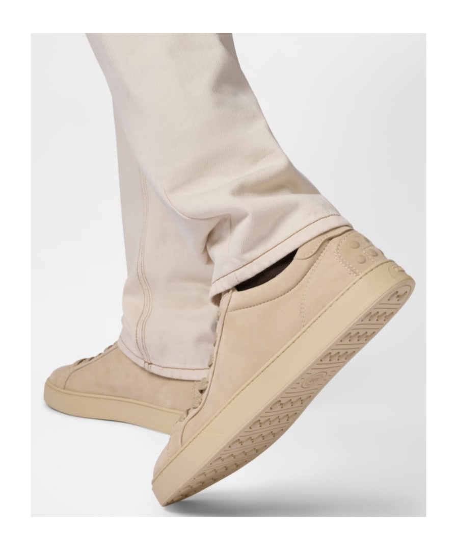 Tod's Suede Sneakers In Yellow