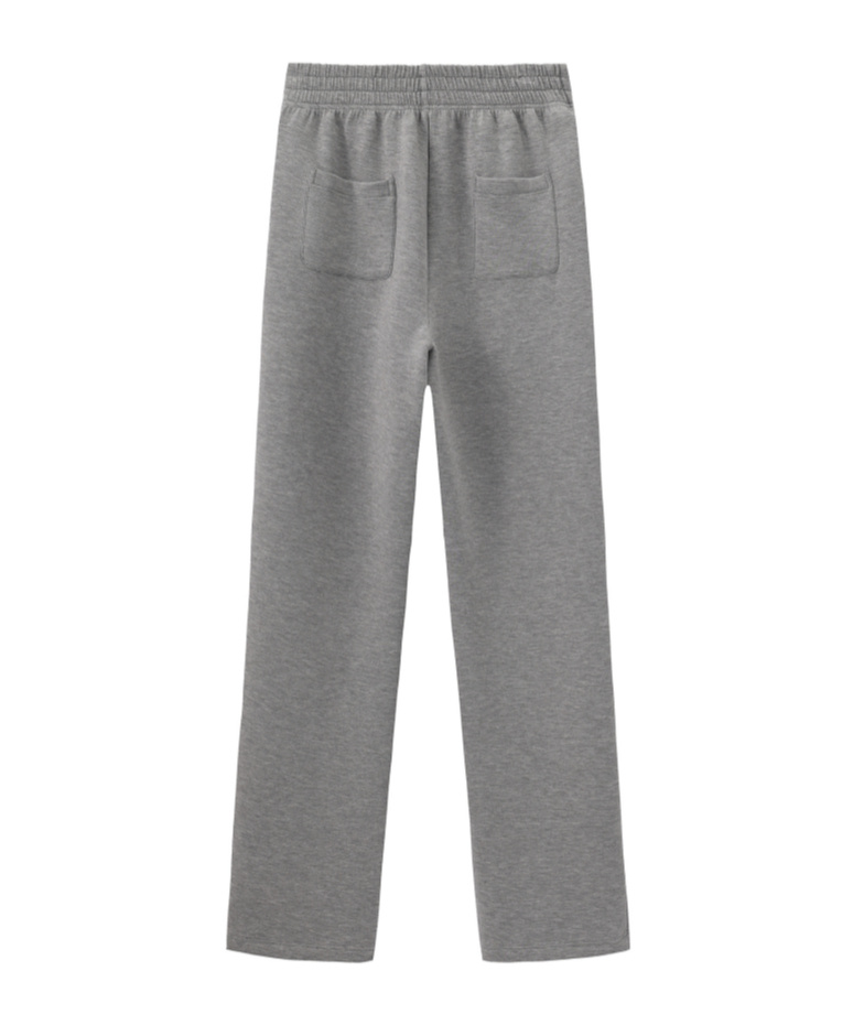 Marissa Chiara Elastic Waist Sports Pants In Gray