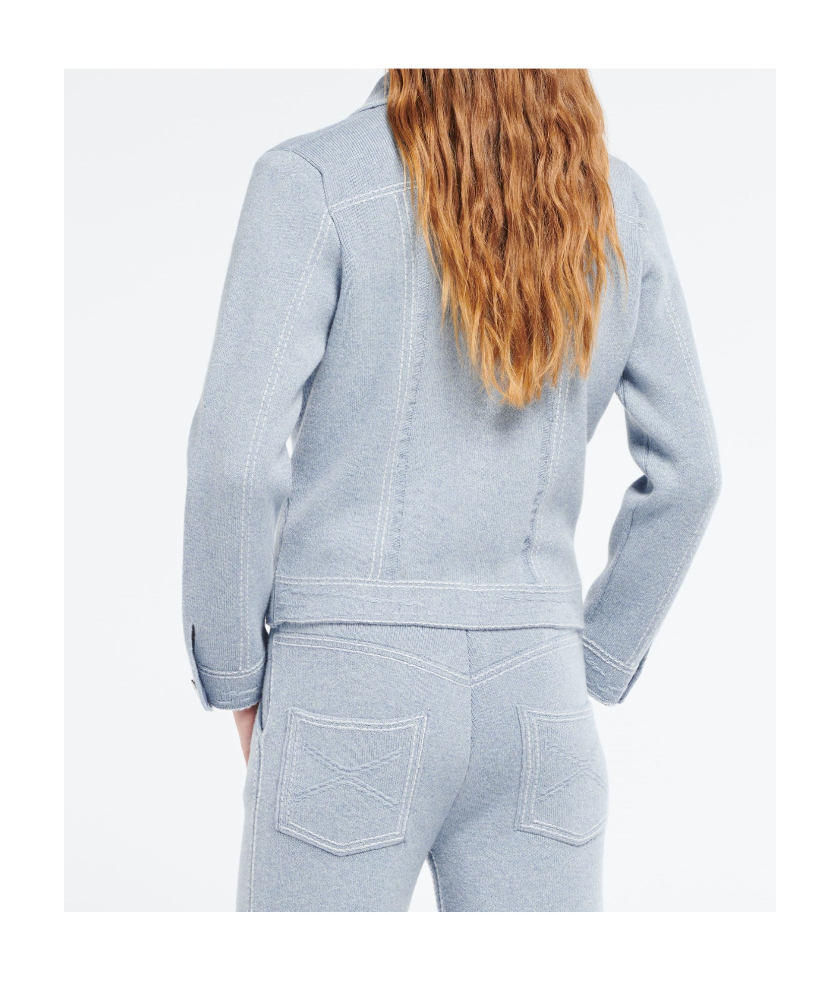 Barrie Long-sleeved Casual Jacket In Blue