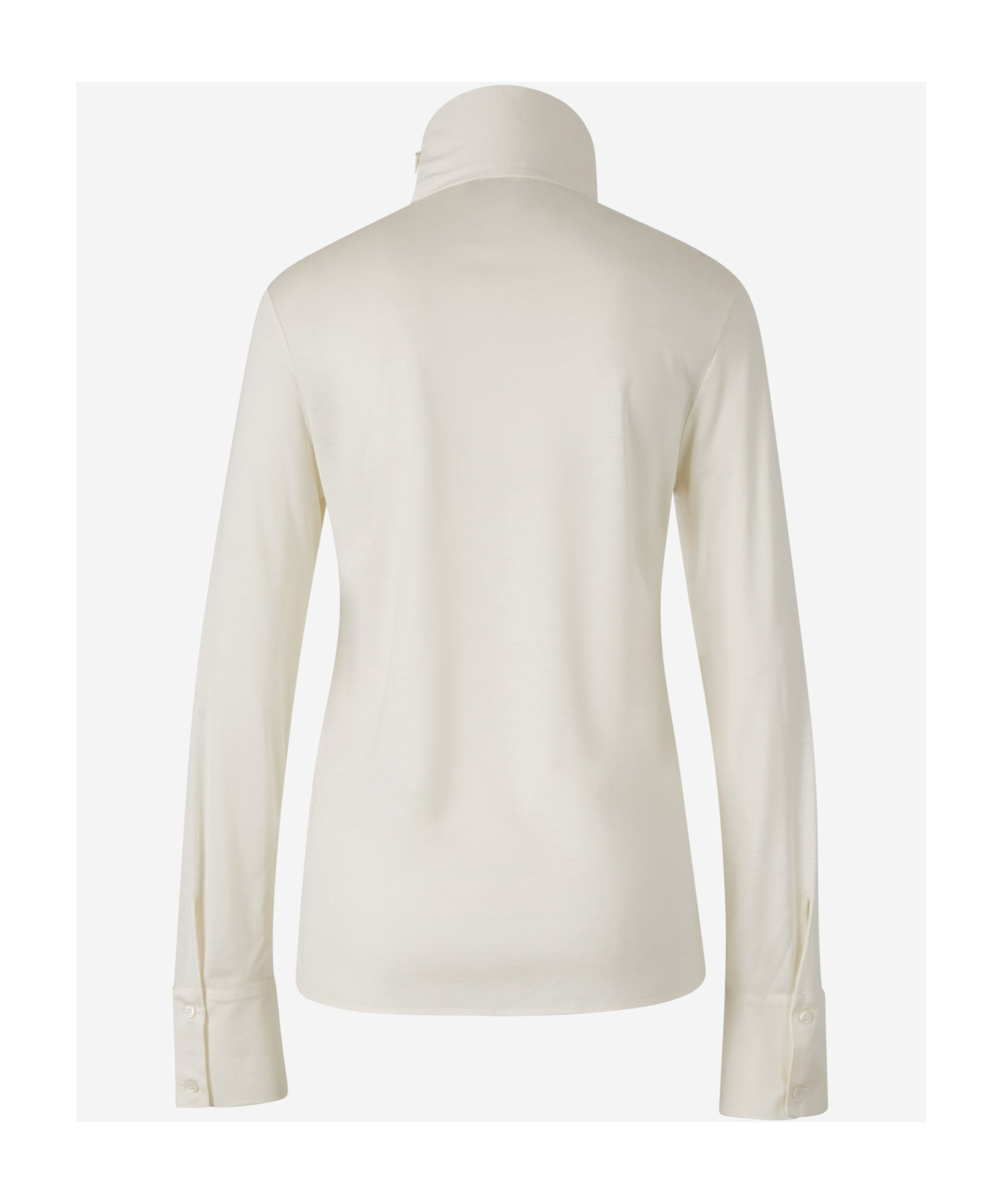 Fabiana Filippi High-neck Long Sleeved T-shirt In White