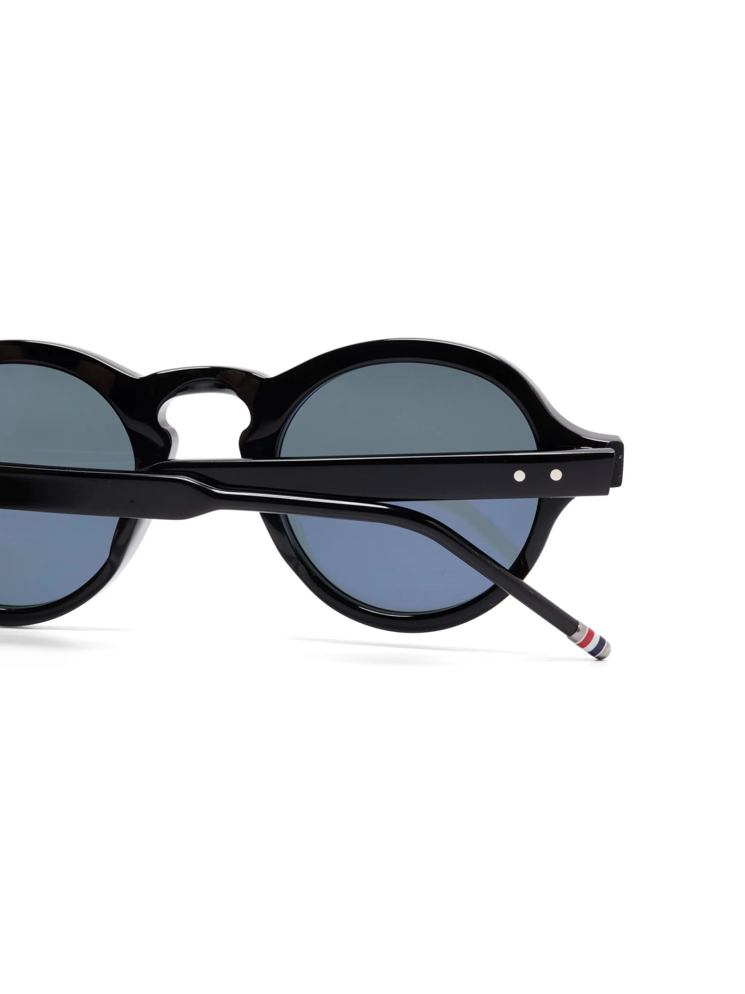 Thom Browne Round-frame Sunglasses In White