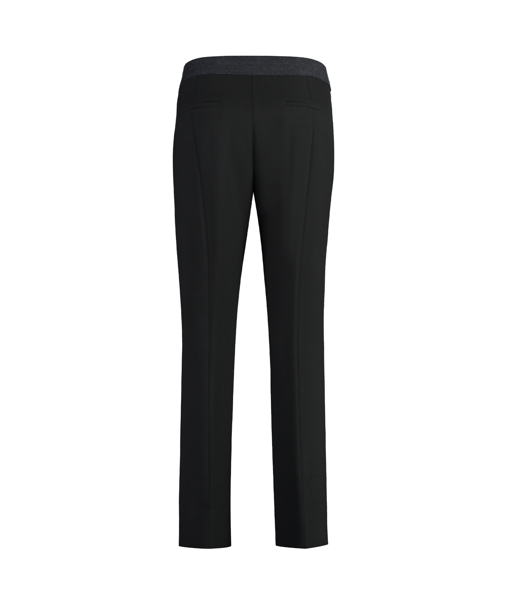 Peserico Women's Viscose Blend Trousers In Black