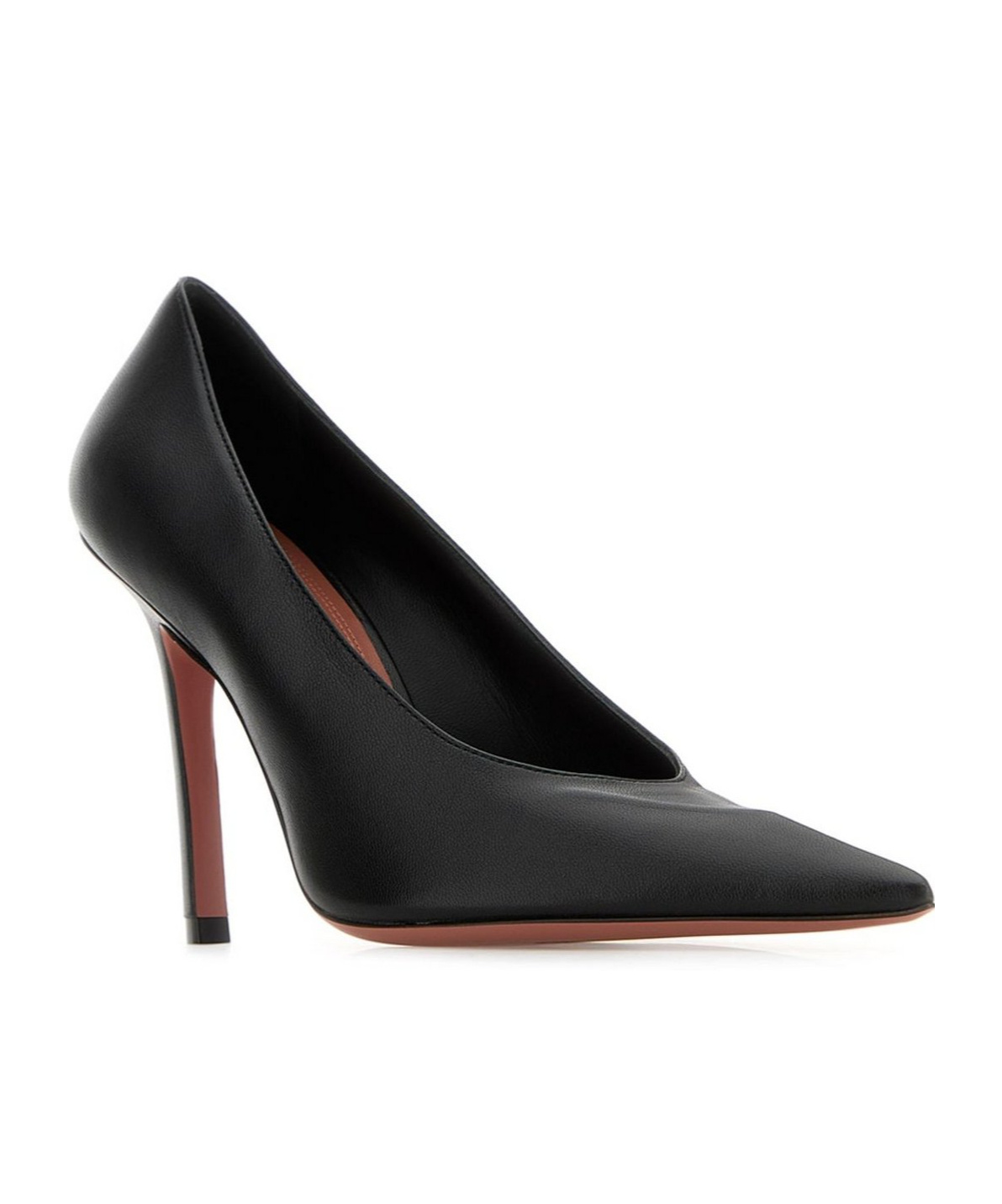 Amina Muaddi Pointed High Heels In Black