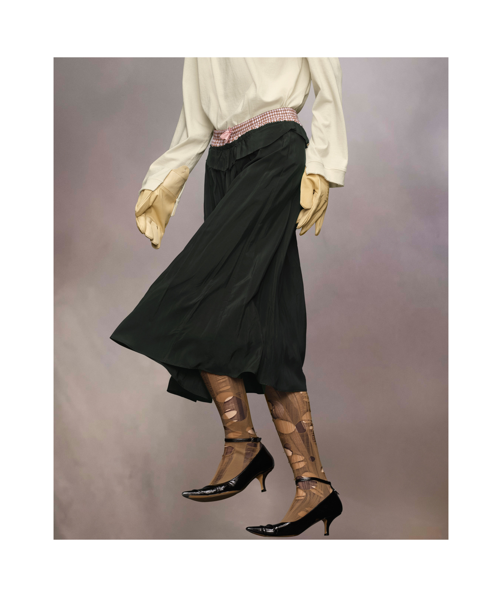 Maison Margiela Anonymity Of The Lining Skirt In Black