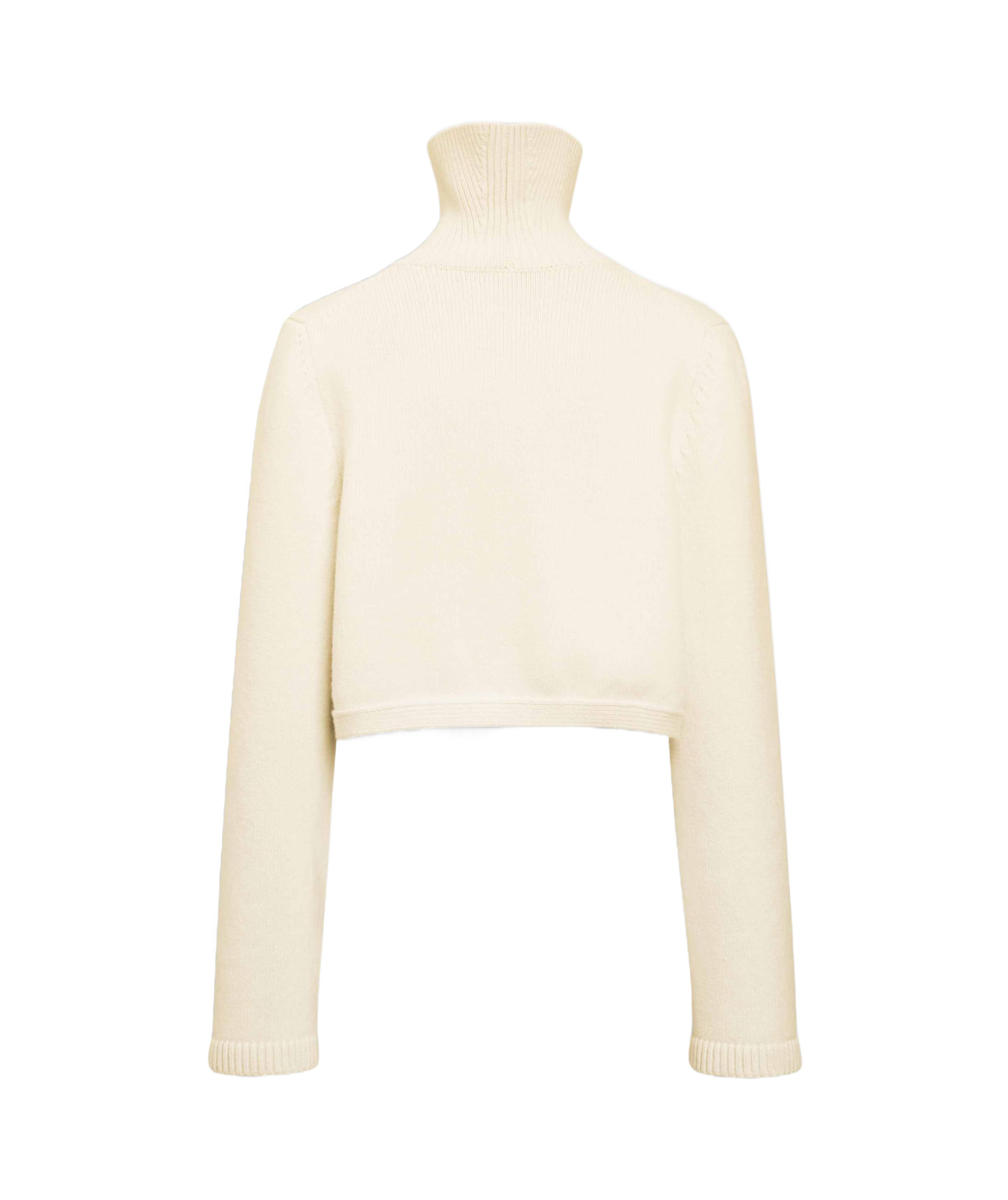 Alaïa Womens Blanc Naturel Cut-out Knitted Cashmere And Wool-blend Jumper In Multi