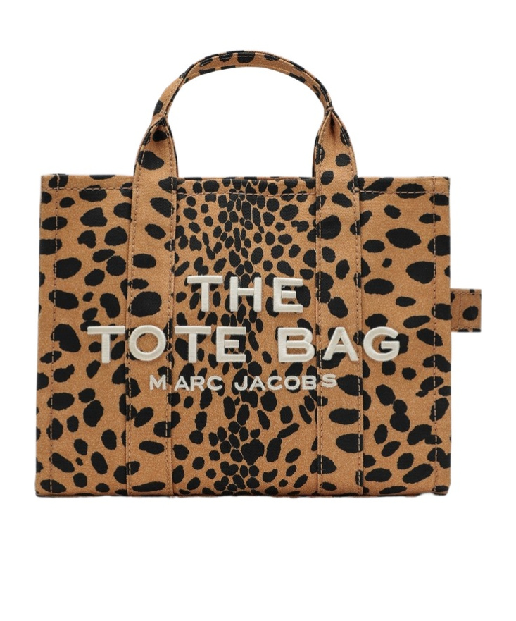 MARC JACOBS MARC JACOBS THE CHEETAH LOGO EMBROIDERED MEDIUM TOTE BAG