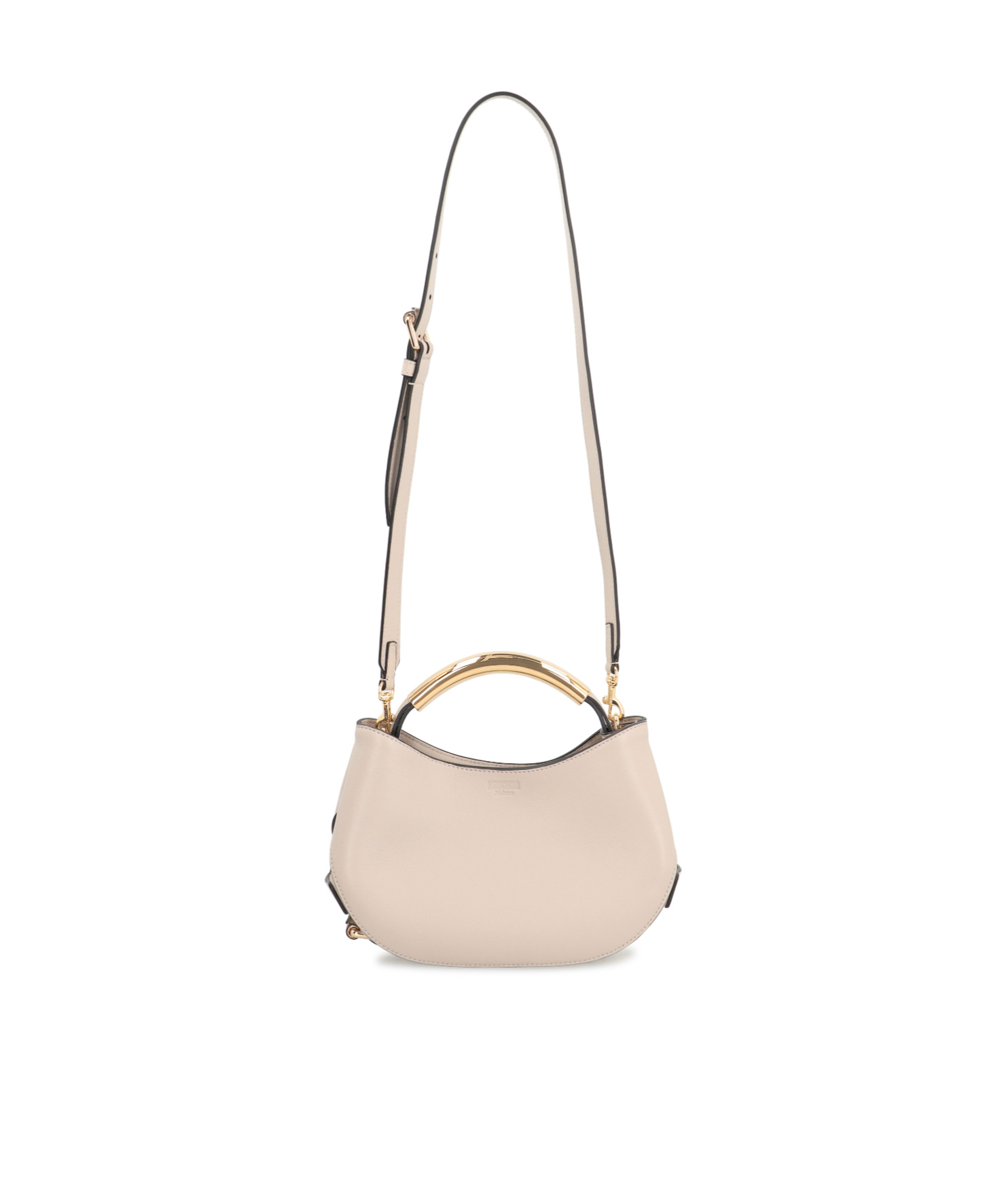 Moschino Top Handle Shoulder Bag In White
