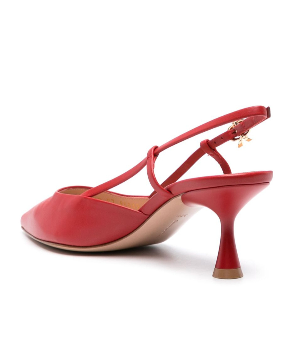 Gianvito Rossi Ascent 85mm Slingback Pumps In Red