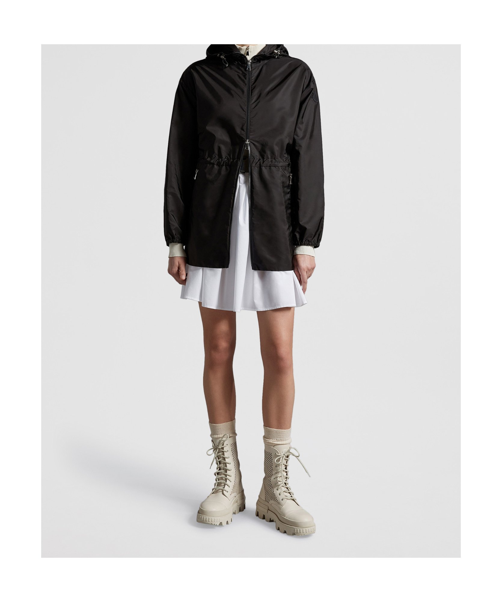Shop Moncler Wete Hooded Jacket In Black