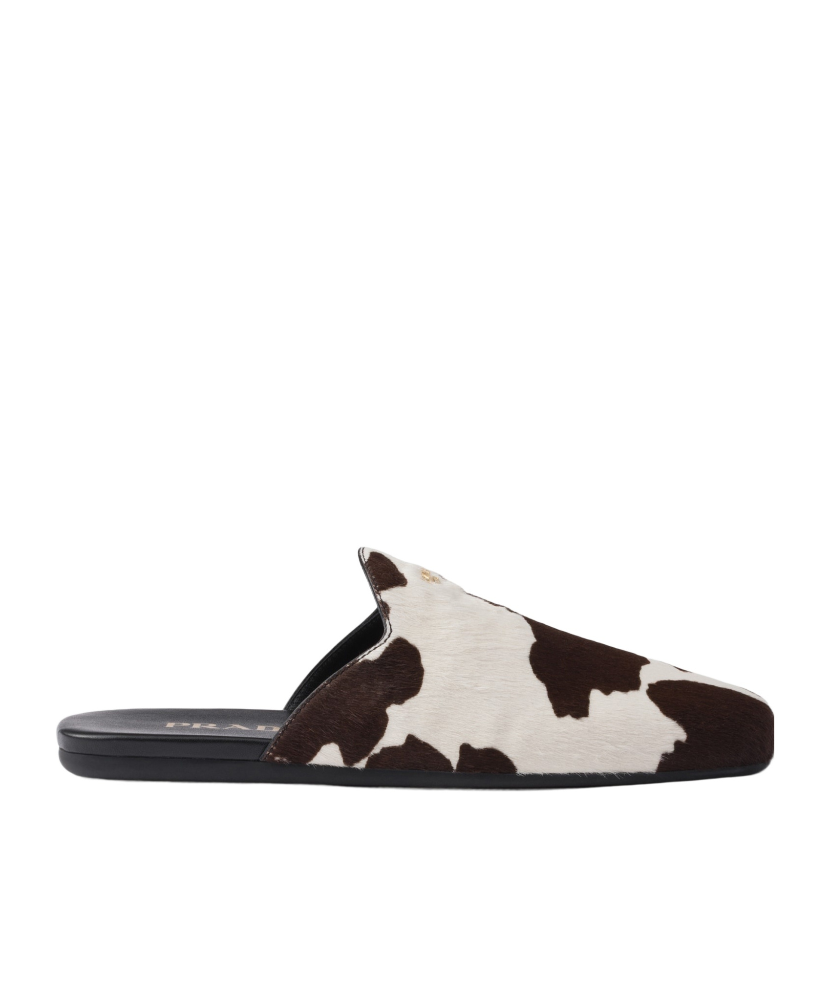 Prada Printed Leather Mules