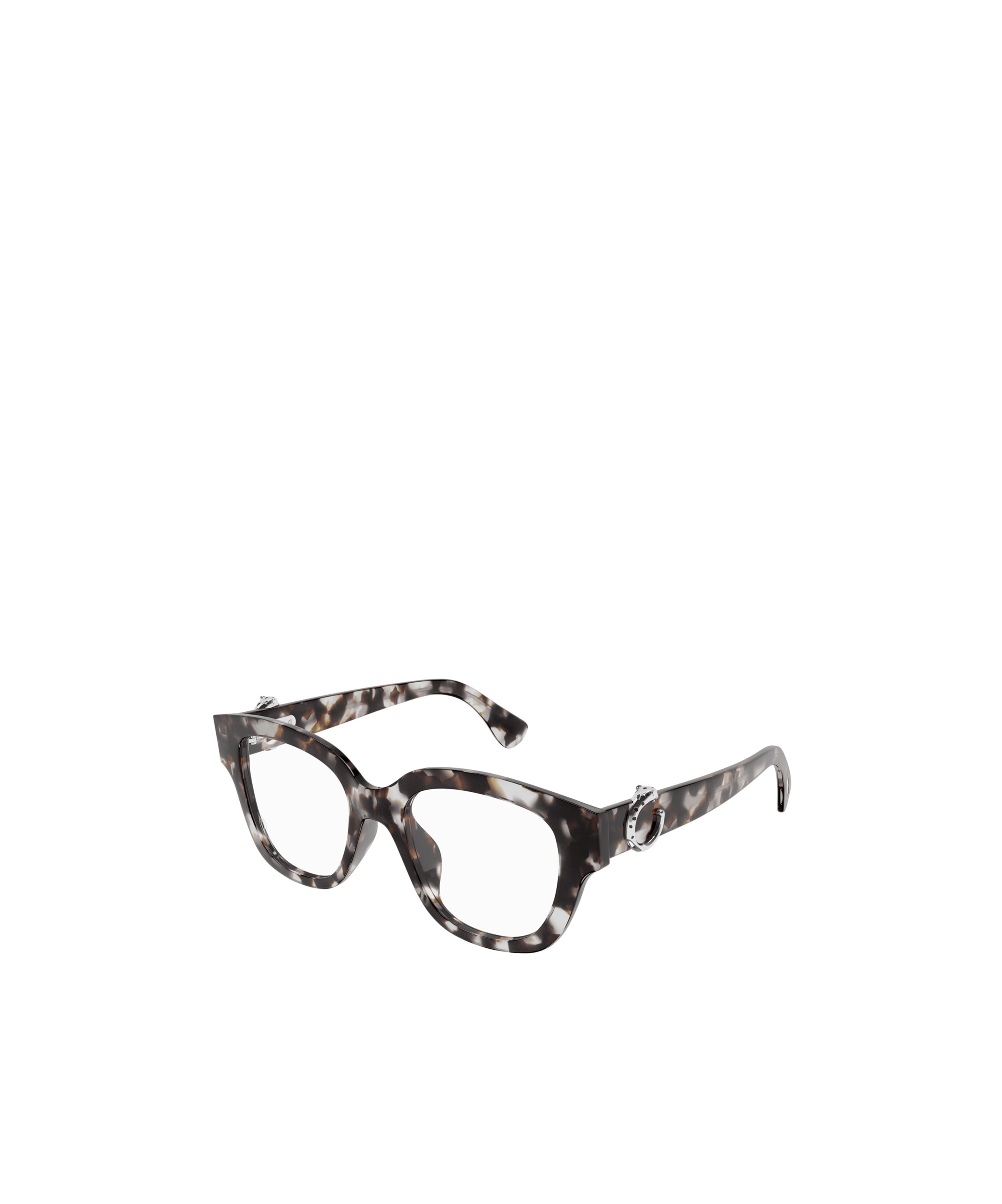 Cartier Rectangle Frame Glasses In Black