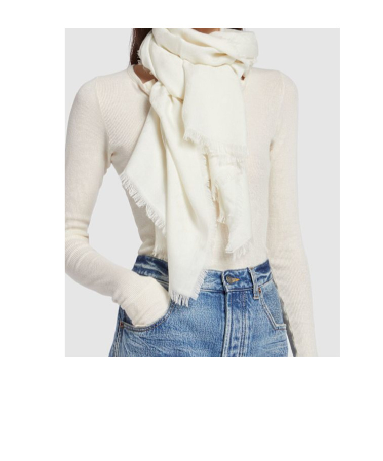 Max Mara Fringed Scarf