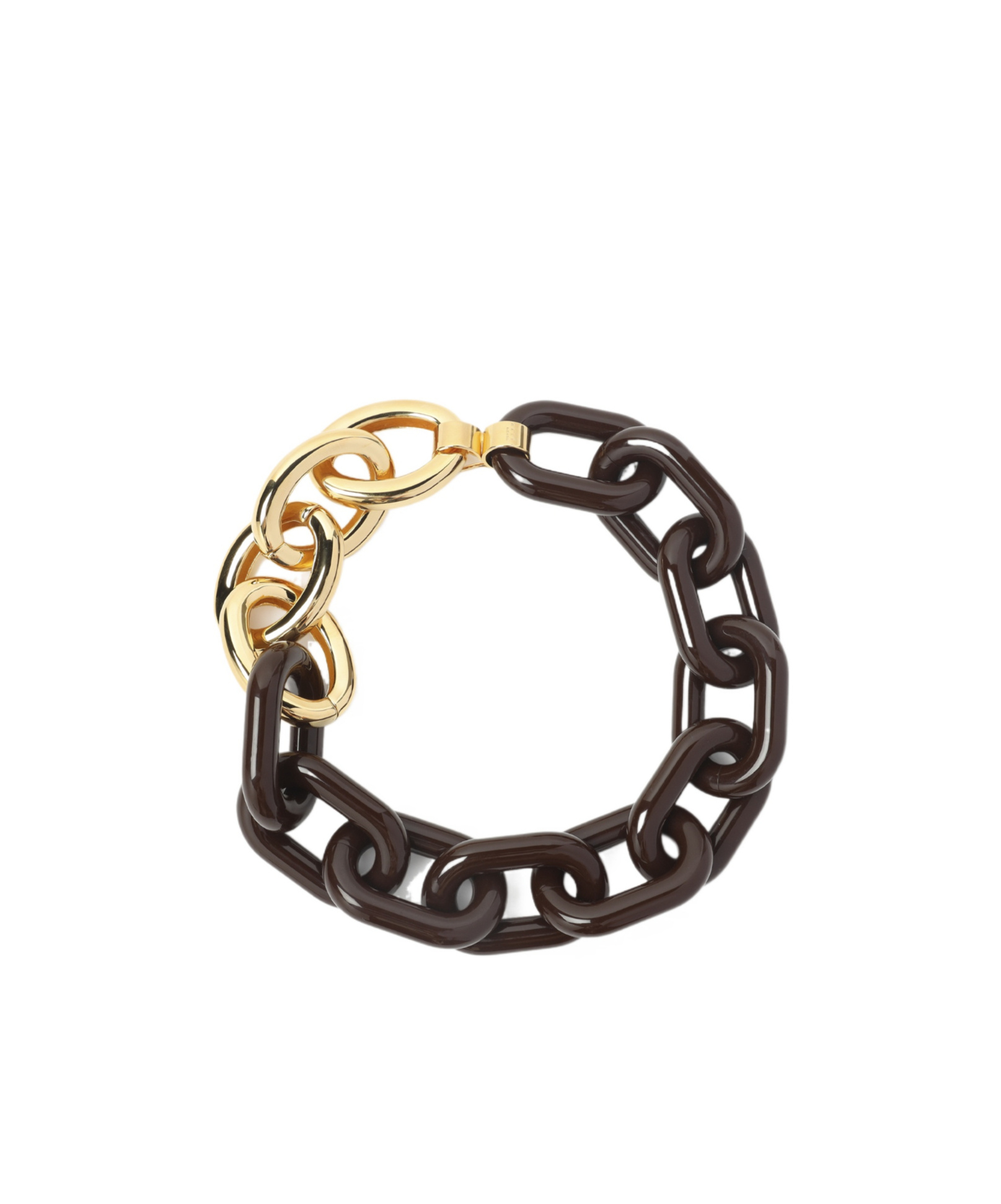 Marni Mixed-chain Necklace In Brown