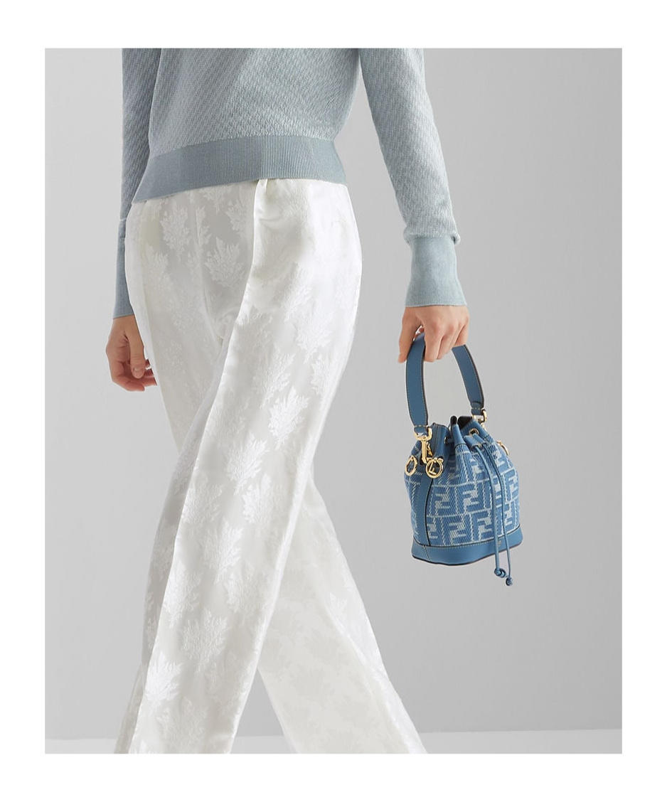 Fendi Mon Tresor Bucket Bag In Blue