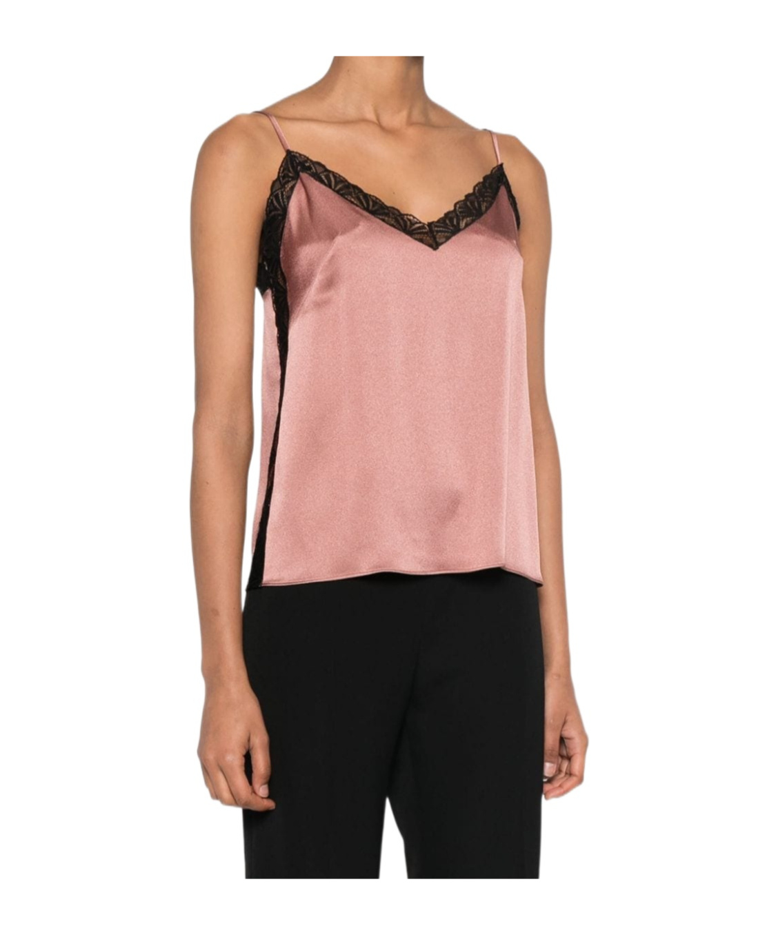 Alberta Ferretti Sleeveless Top In Pink