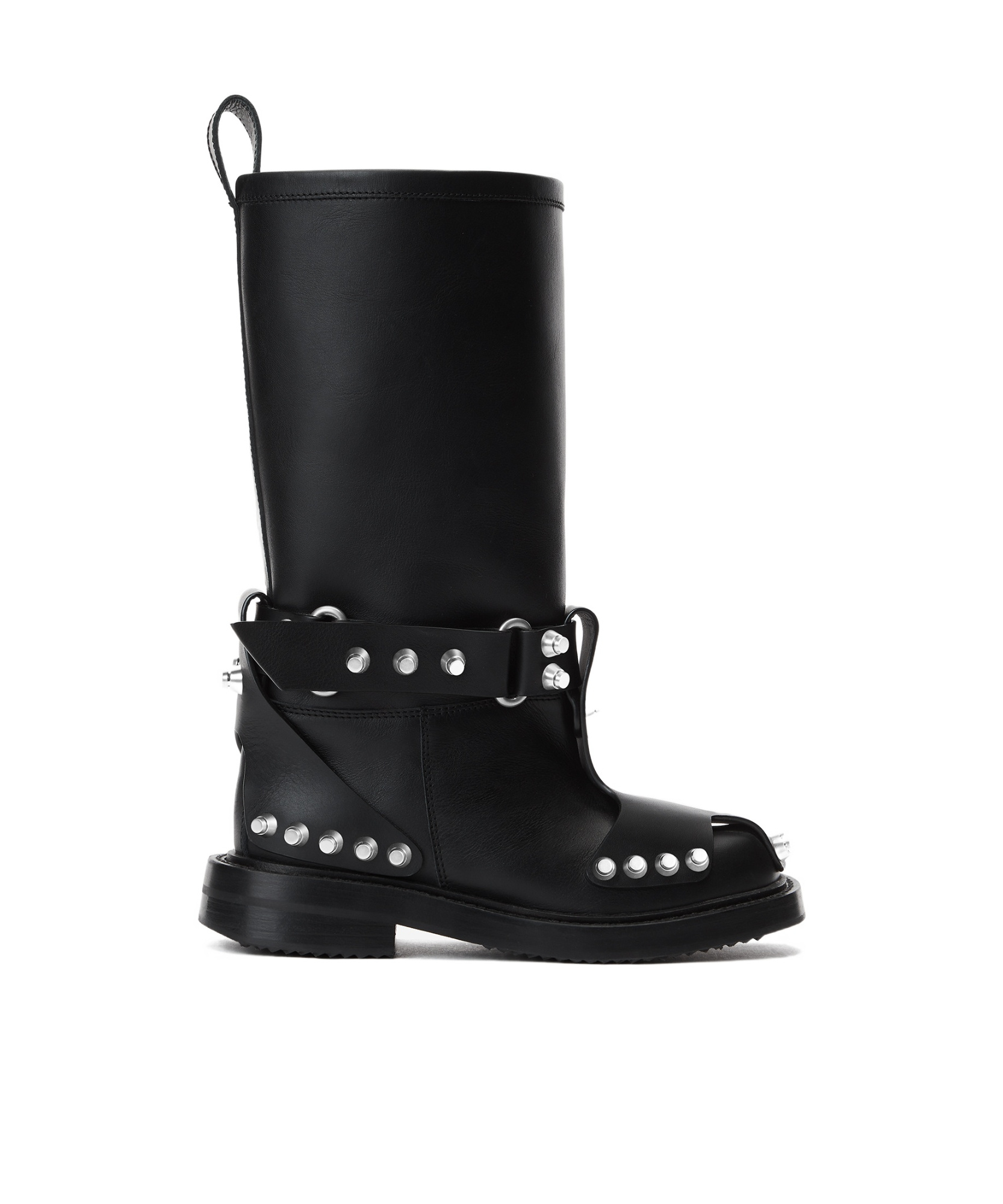 Alexander Wang Dixon Buckle Boot In Leather In Black