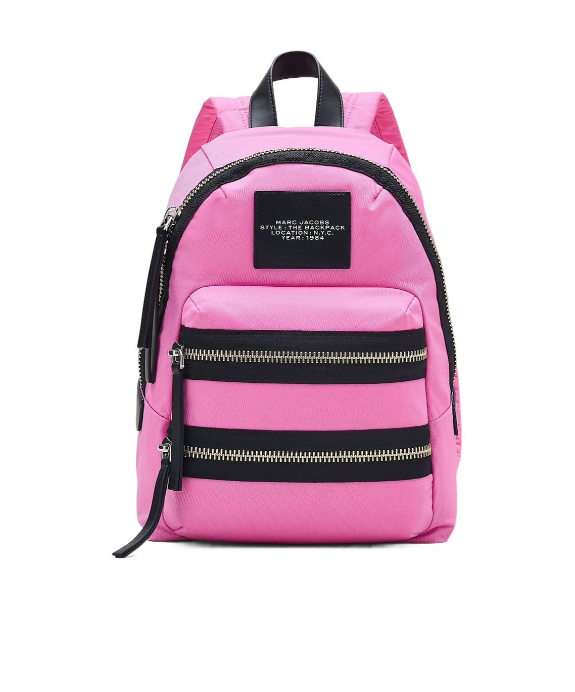 Marc Jacobs The Biker Nylon Medium Backpack Bags In Pink