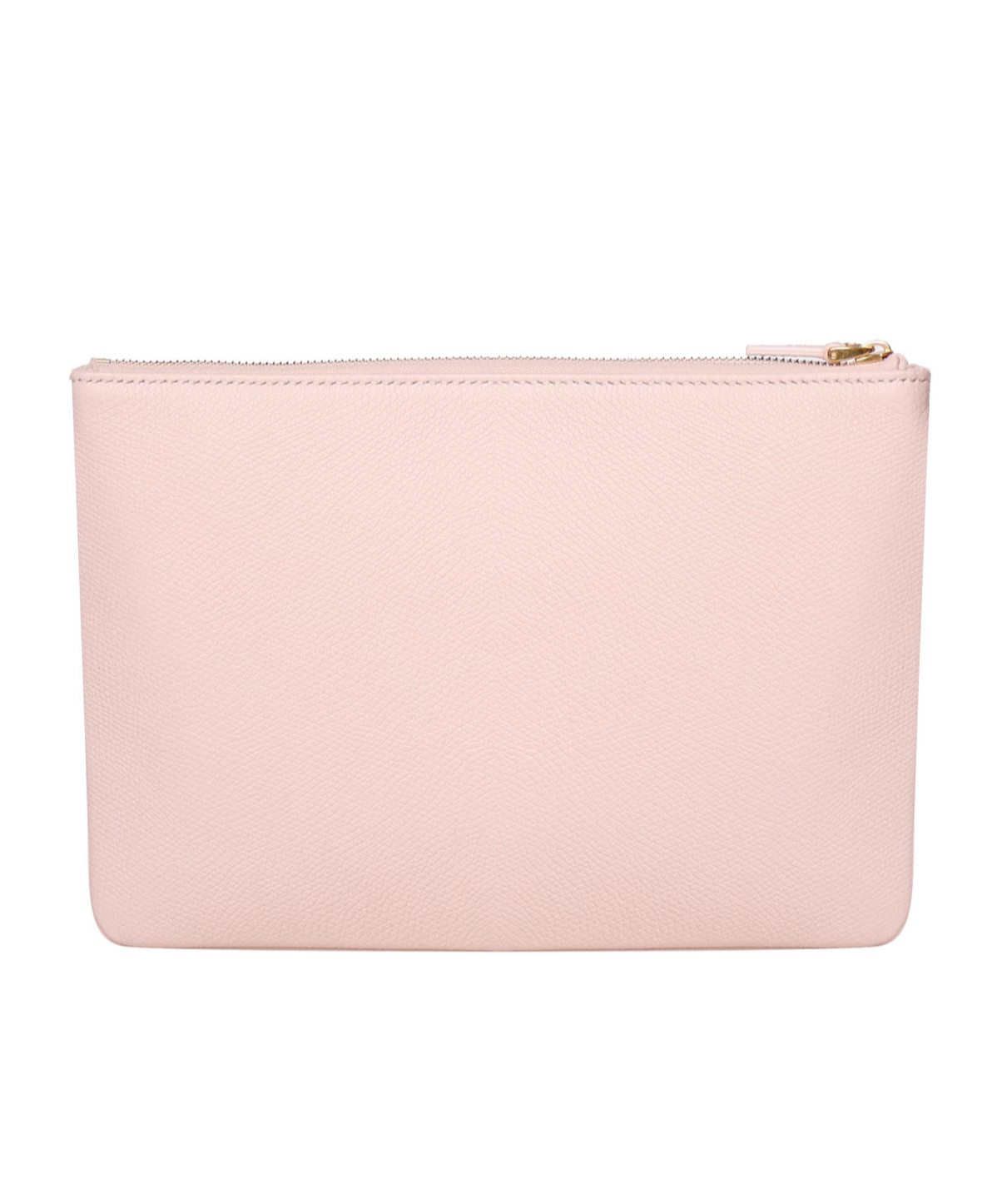 Valentino Vlogo Signature Zip-up Clutch Bag In Nude