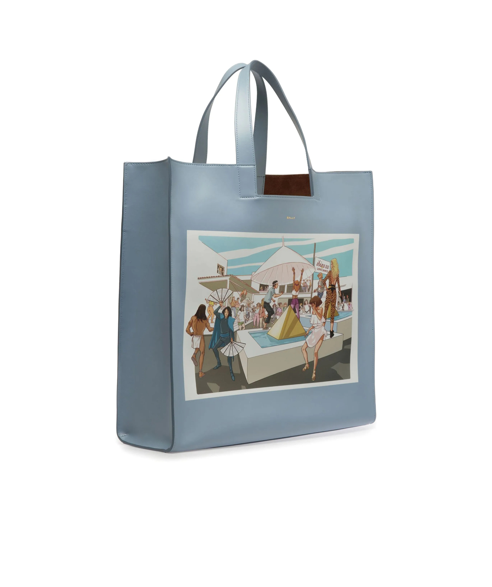 Shop Bally Double-handle Handbag In Blue