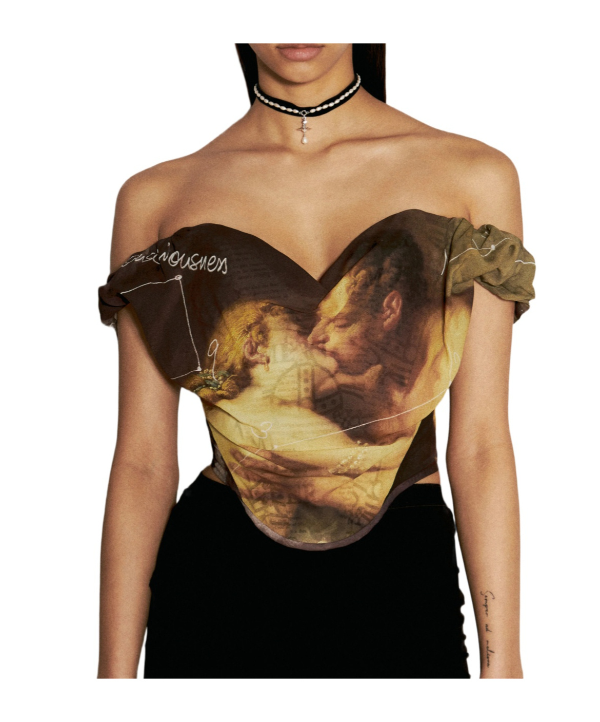 Vivienne Westwood Sunday Corset Top In Brown
