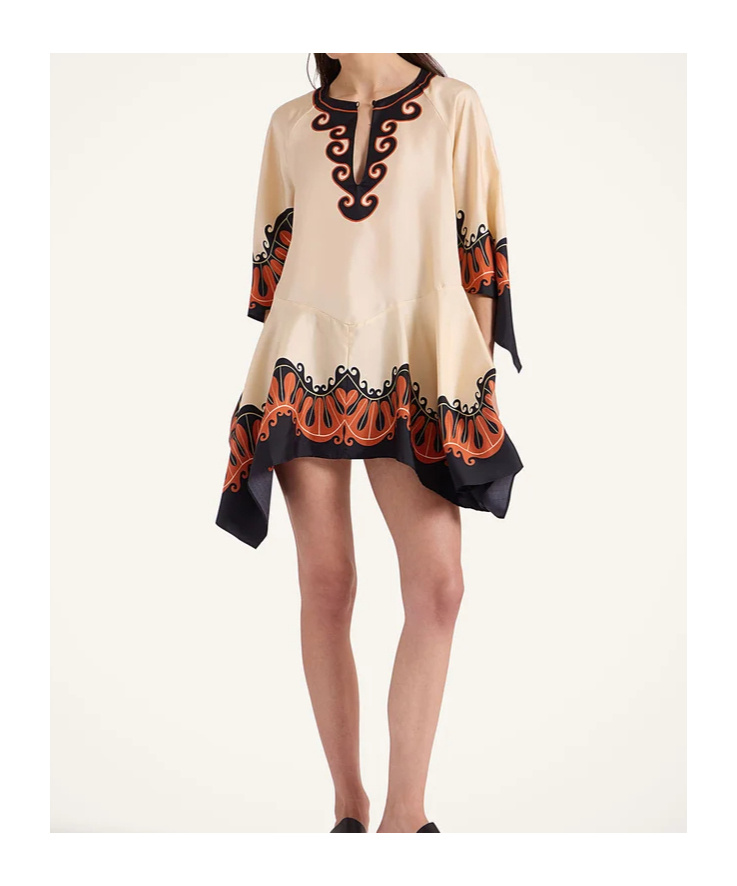 La Doublej Malibu Dress In Orange