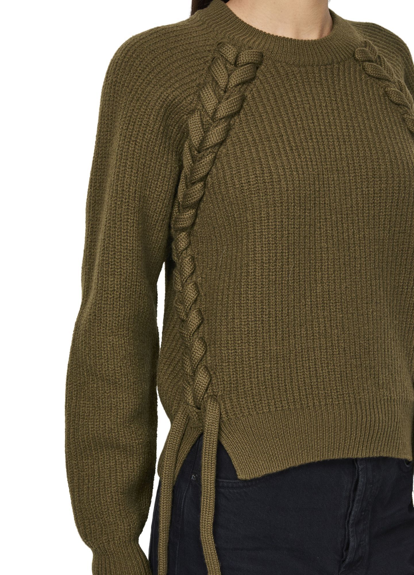 Isabel Marant Noelia Crewneck Sweater In Green