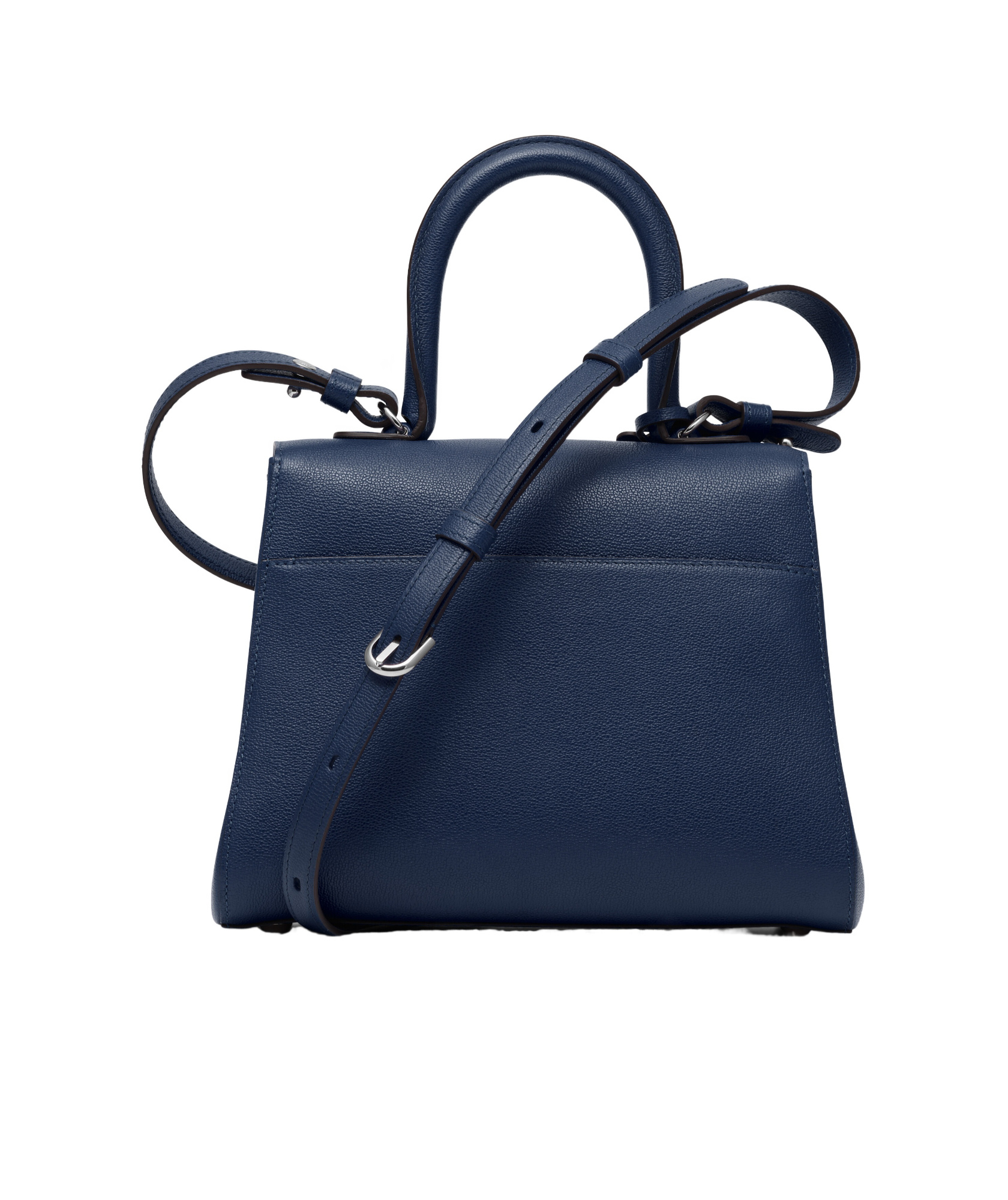 Delvaux Flip Shoulder Bag In Blue
