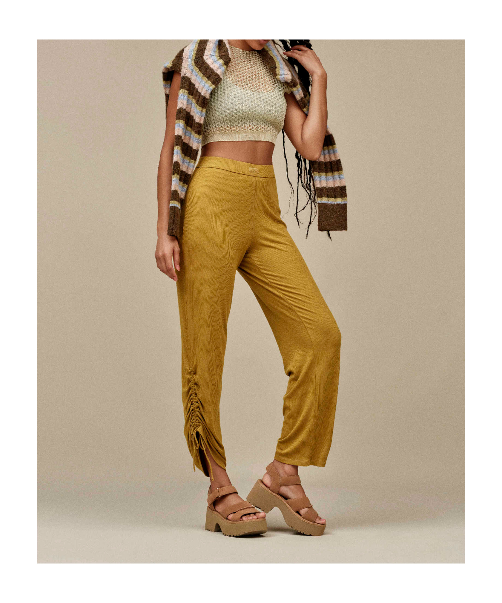 Ugg Sandals Beige In Brown