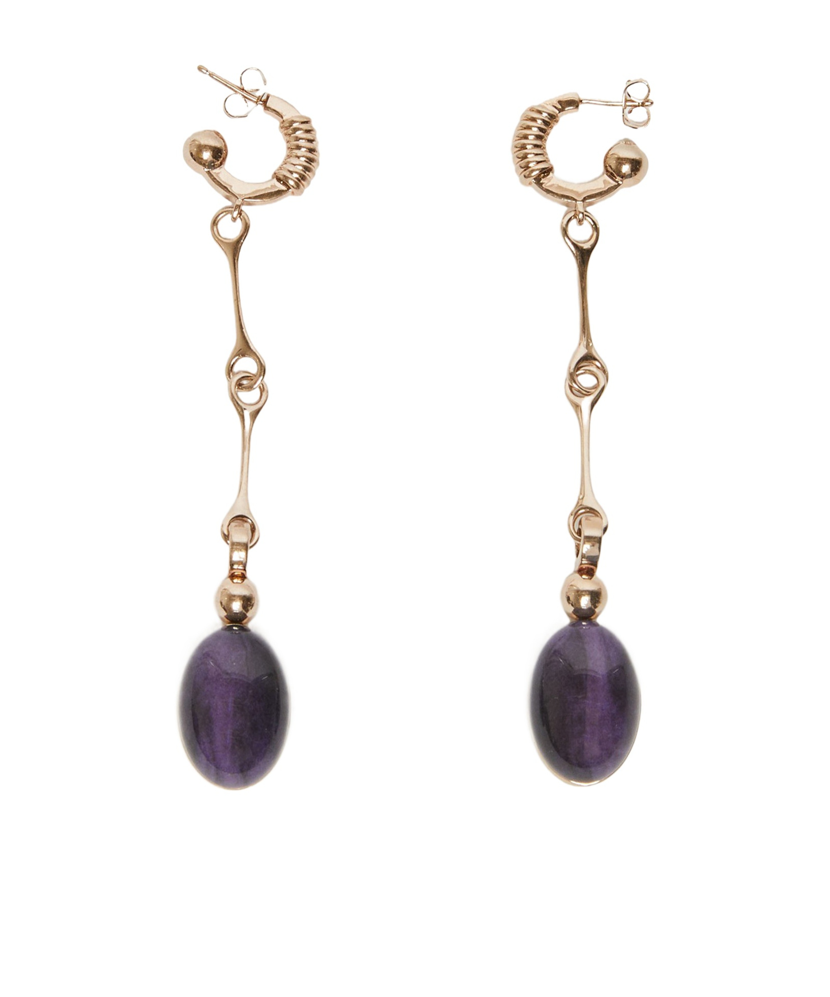 Max Mara Stone-adorned Drop Earrings