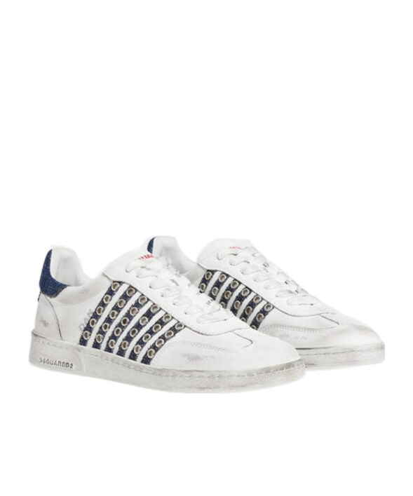 Dsquared2 Boxer Sneakers In Gray