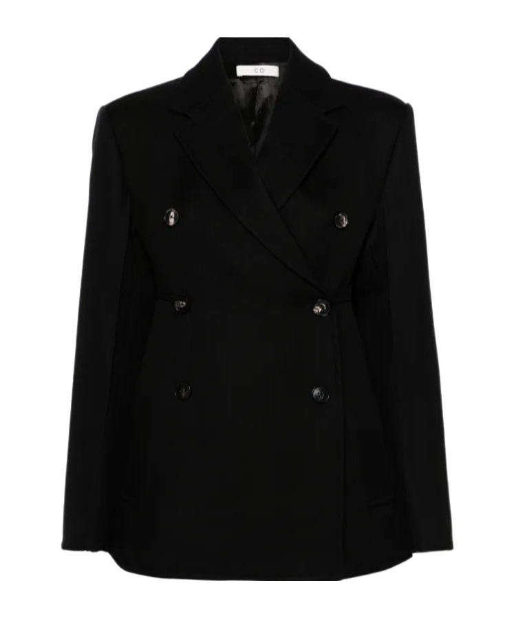 Shop Co Notched-lapels Double-breasted Blazer