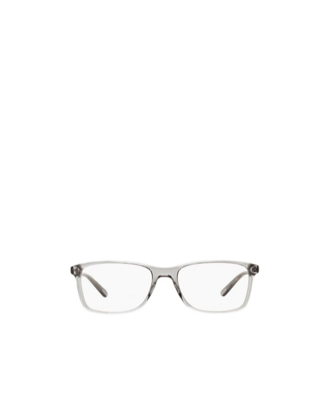 Polo Ralph Lauren Rectangular Frame Glasses In Gray