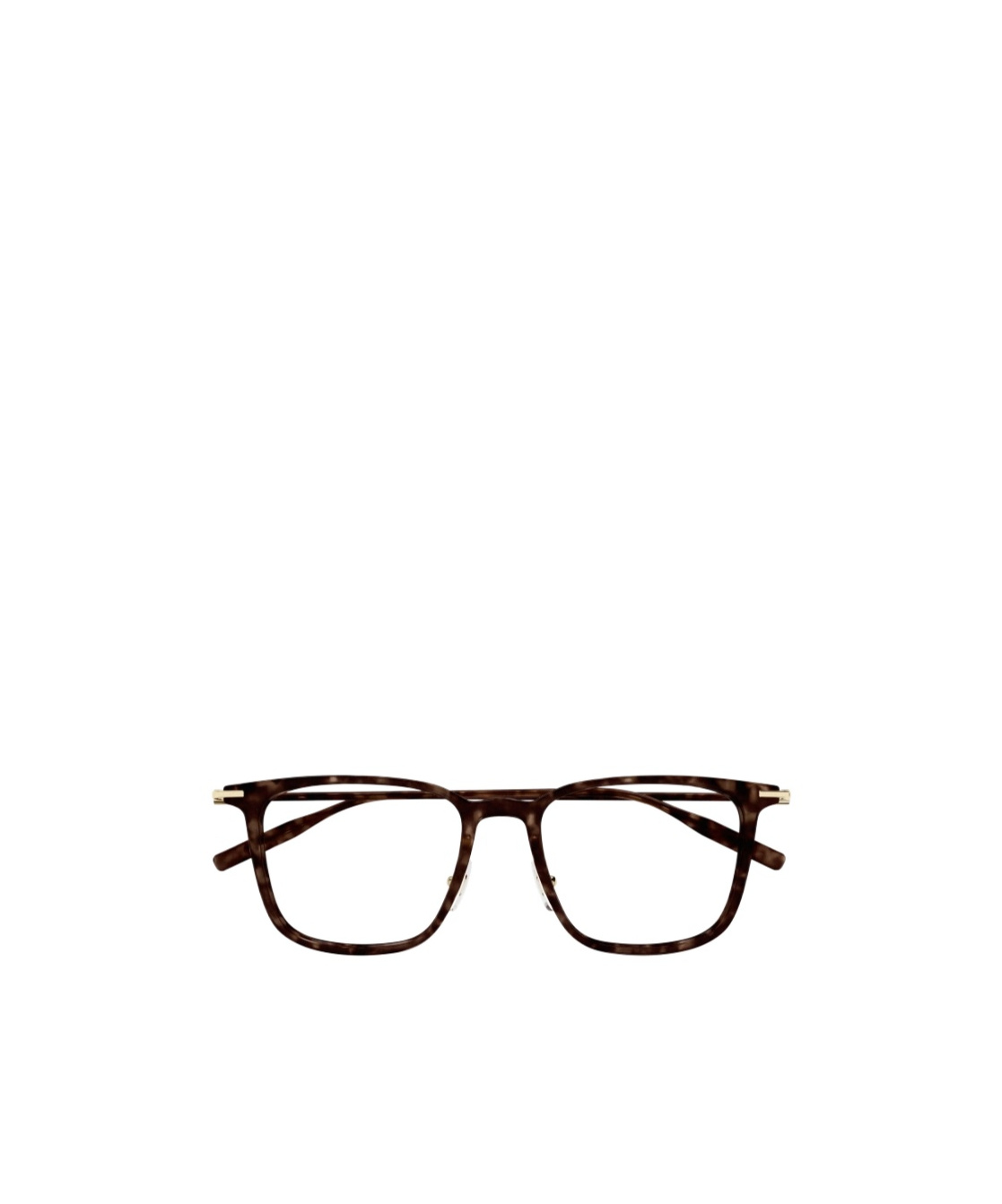 Montblanc Square-frame Glasses In Brown