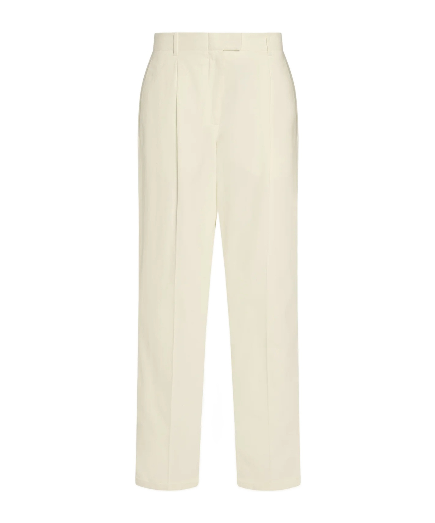 The Row Belt Loop Casual Pants In White