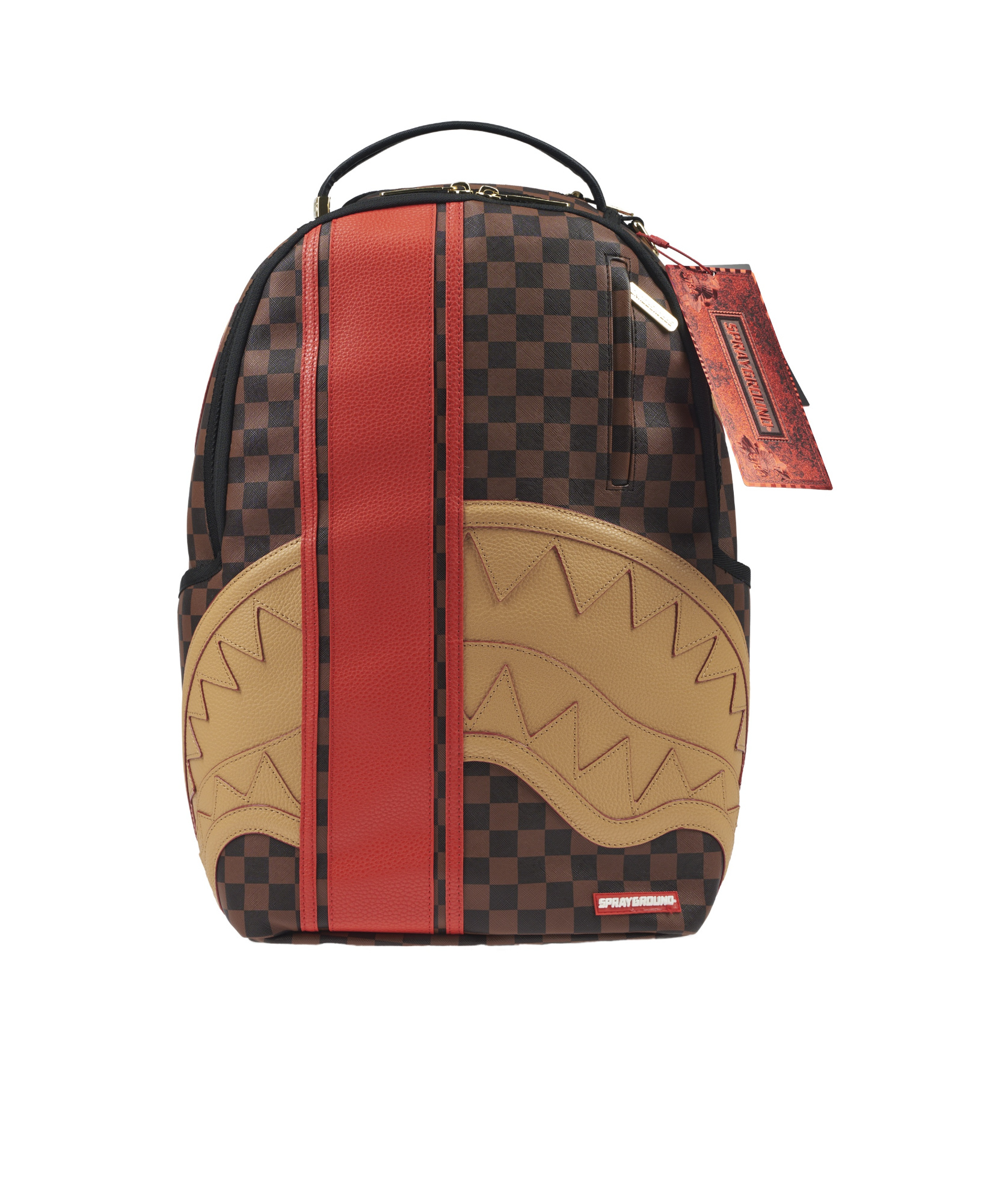 Sprayground Zippered Backpack In Red