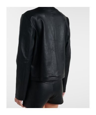 Stouls Gabrielle Leather Jacket In Black