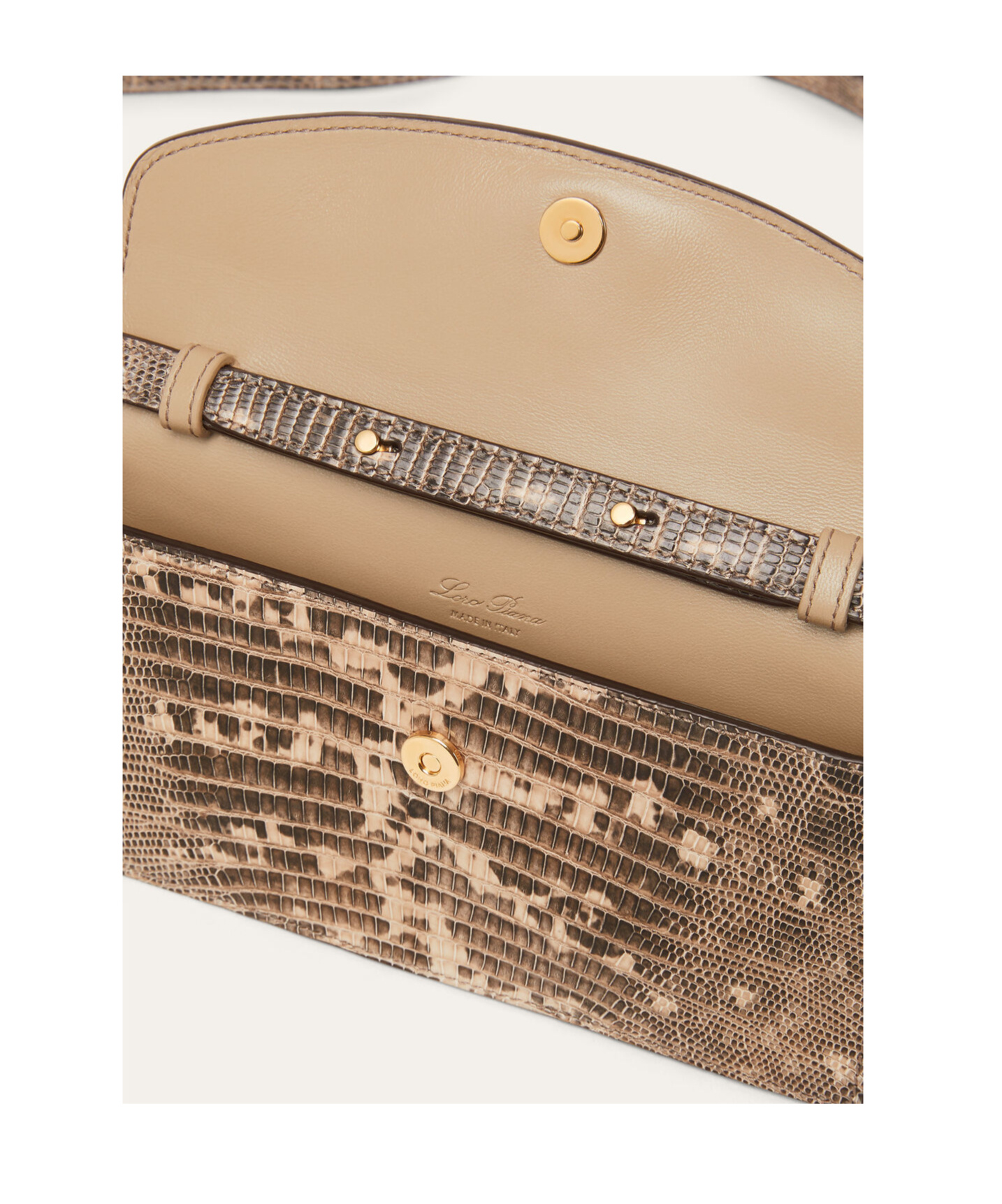 Loro Piana Extra Shoulder Bag In Light Windbreaker/sun Gold