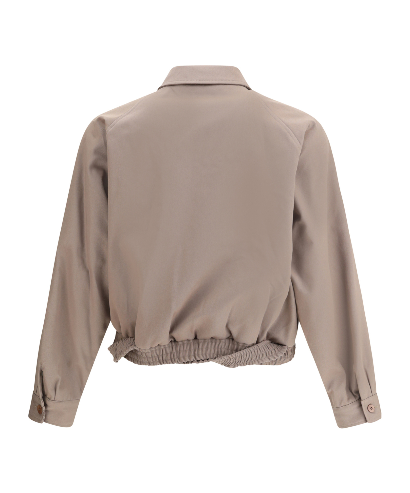 Magliano Front Zip Lounge Jacket In Brown