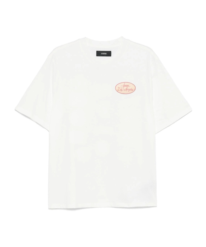 Amiri White Station Patch T-shirt