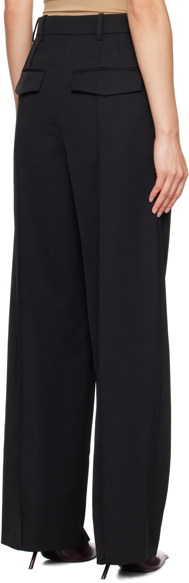 Shop Wardrobe.nyc X Rhw Palazzo Trousers