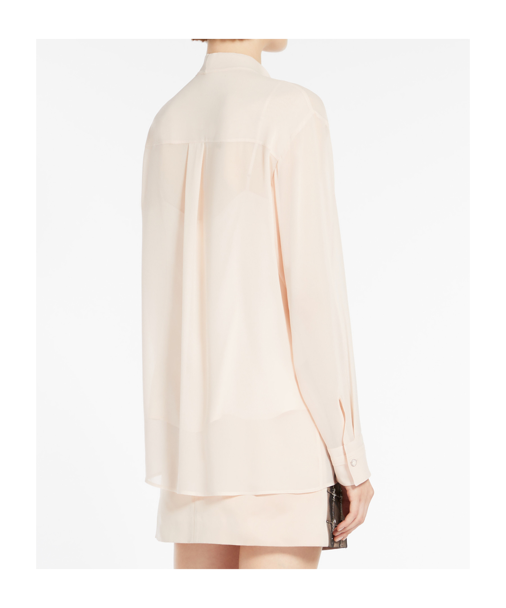MAX MARA SILK GEORGETTE BLOUSE