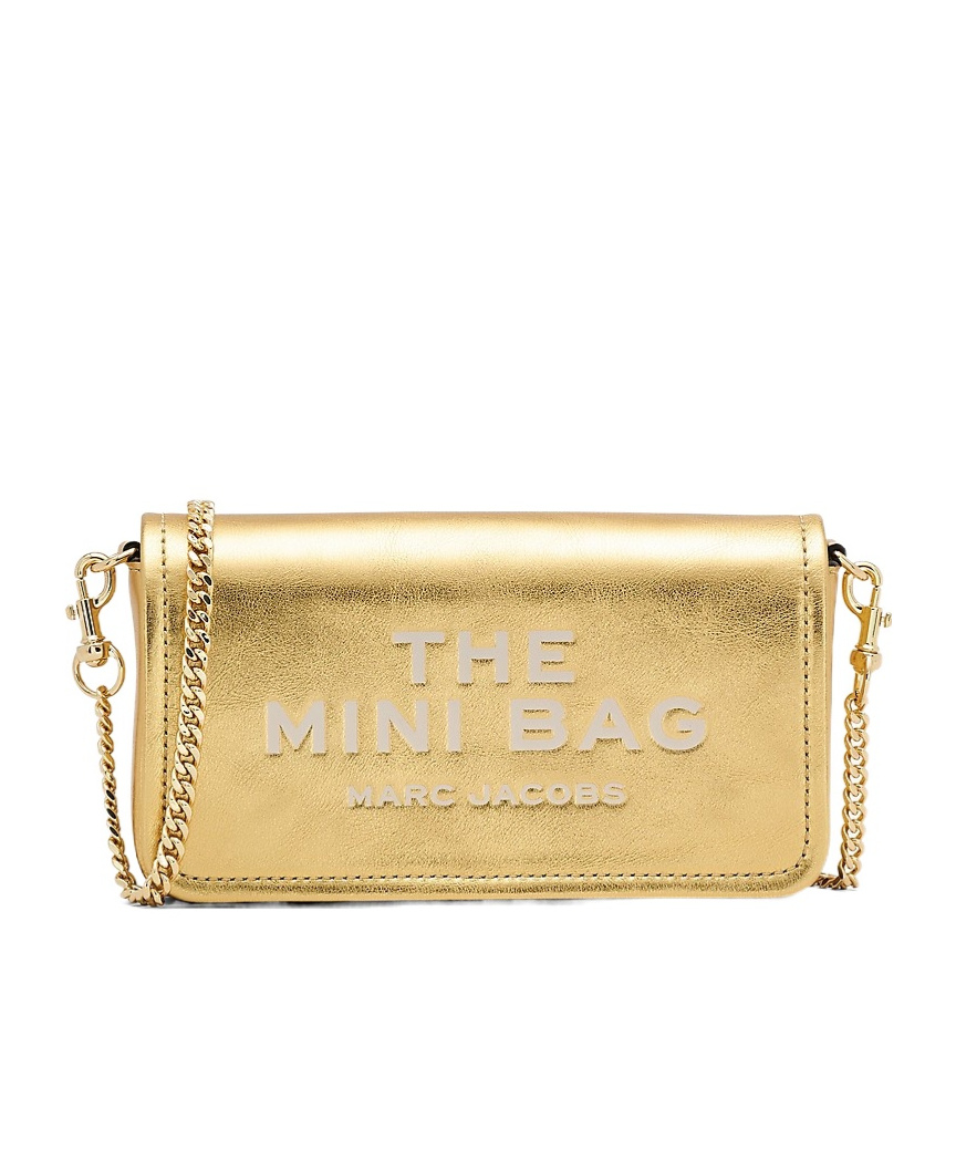 Marc Jacobs The Metallic Leather Chain Mini Bag