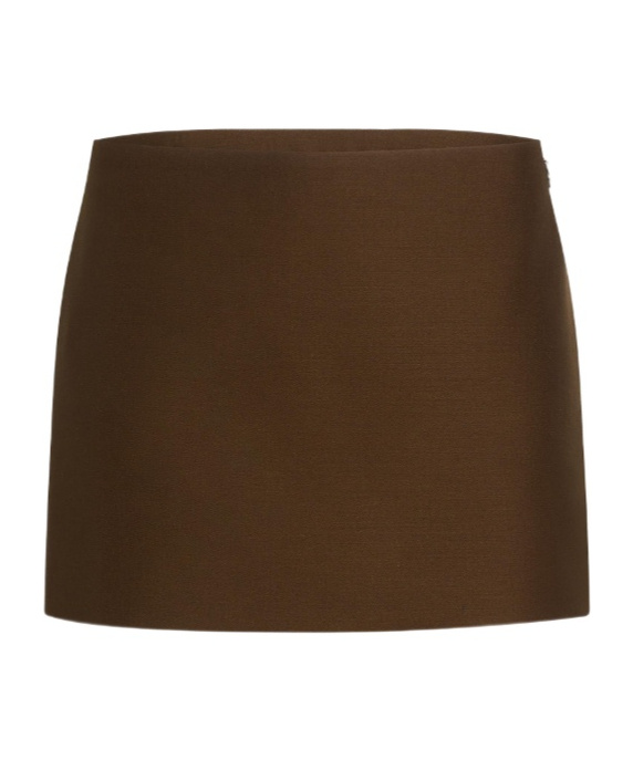 Khaite Jett Skirt In Brown