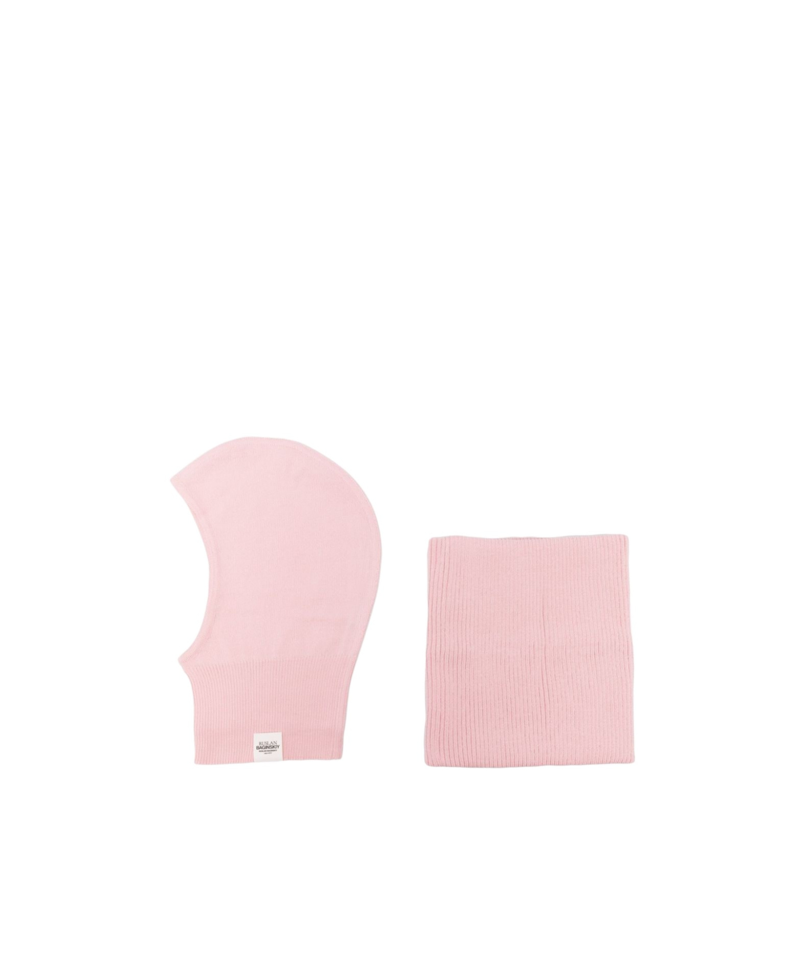 Ruslan Baginskiy Knitted Balaclava In Pink